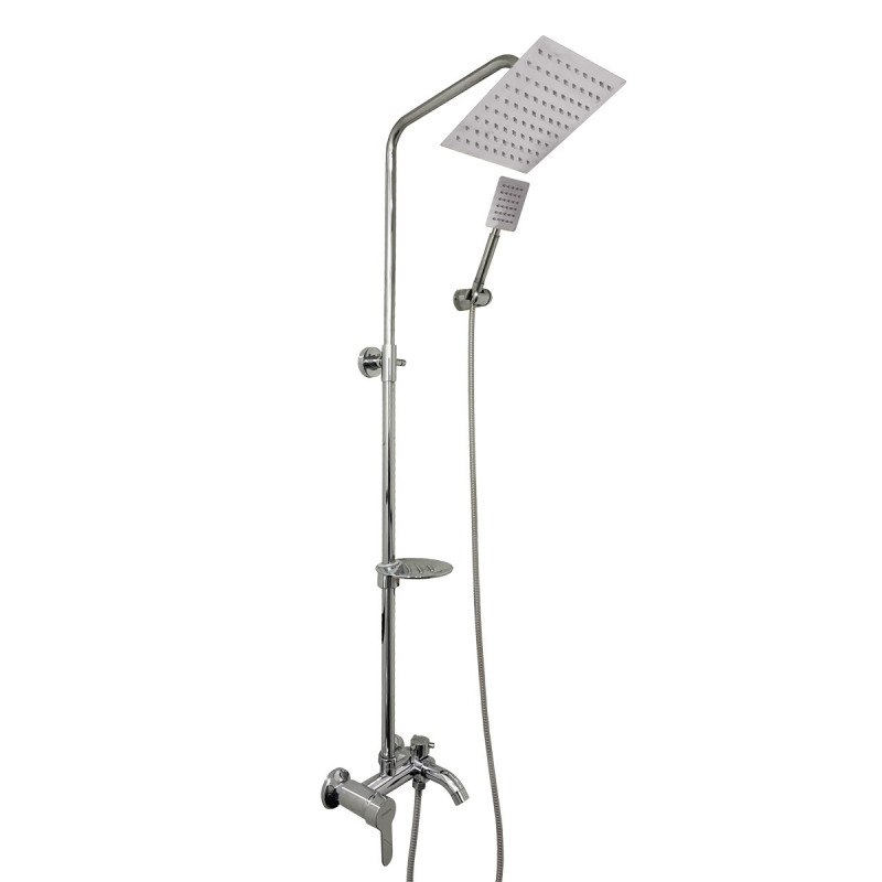 Set ducha monocomando boston cromo Mozart