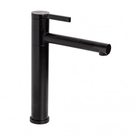 griferia monocomando lavatorio alto hawai negro Mozart