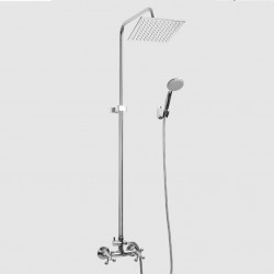 Set ducha clasica cromo Mozart