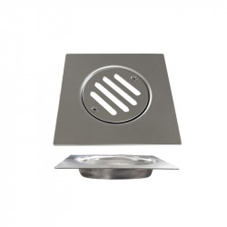 Rejilla acero inoxidable 10...