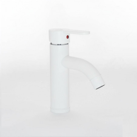 griferia monocomando lavatorio Phoenix blanco Mozart