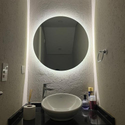 Espejo redondo Sol 57cm LED...