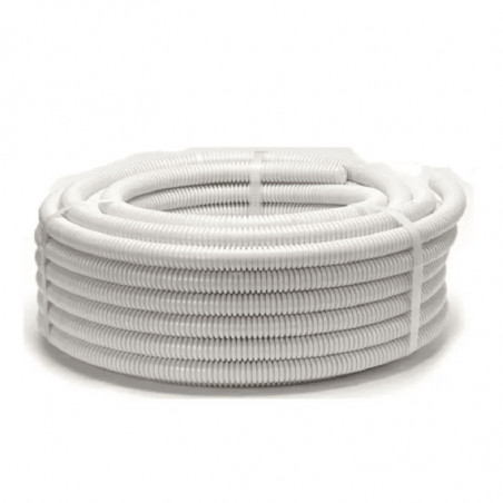 metro caño corrugado flexible blanco 1" ignifugo