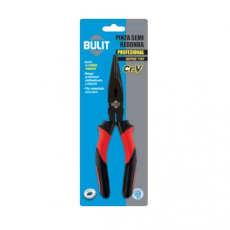 Pinza punta semi redonda serie 700 6" Bulit