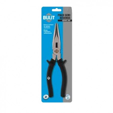 Pinza punta semi redonda serie 300 8" Bulit