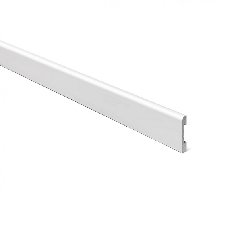 Zocalo Epsilon EPS Round 70 x 15mm blanco pintable Atrim