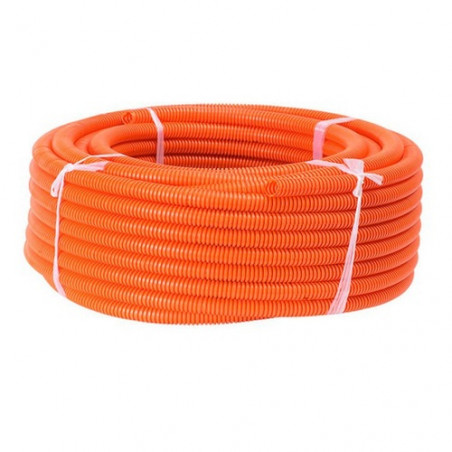 metro caño corrugado flexible naranja 7/8"