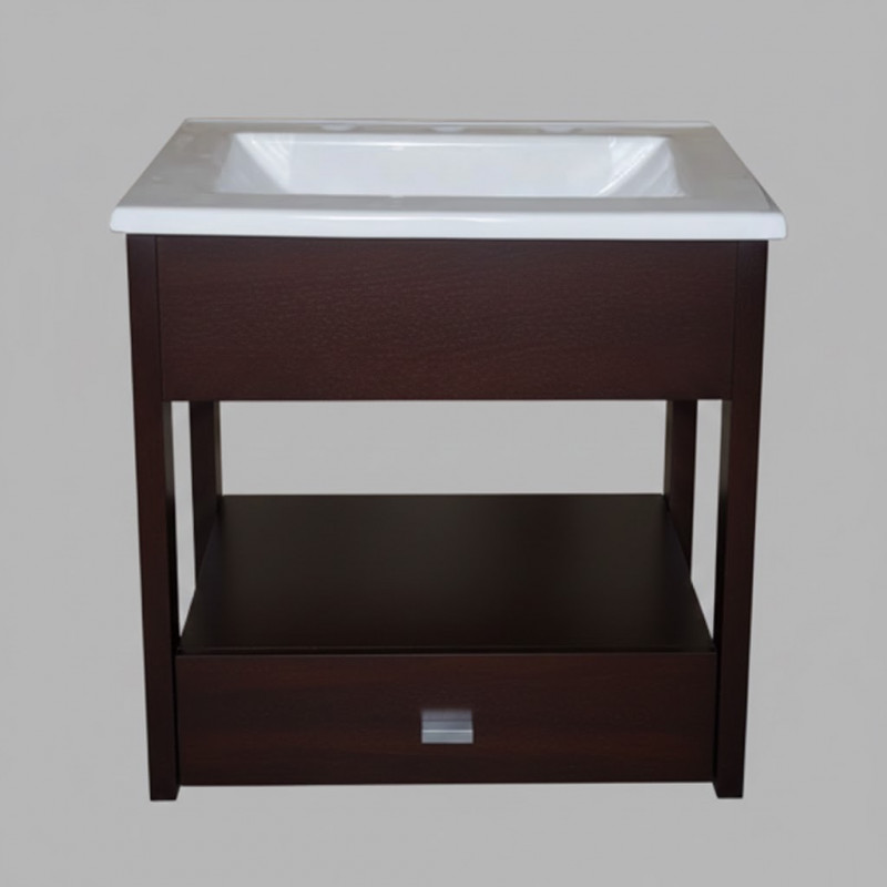 Mueble para baño Maral abierto colgante wengue 60cm IG