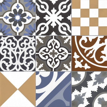 Caja ceramica Virreinal color 43 x 43cm 1ra Salteña