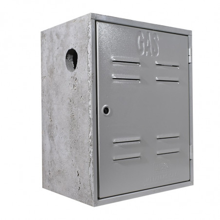 Nicho para gas cemento con puerta 50 x 40 x 30 cm