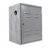 Nicho para gas cemento con puerta 50 x 40 x 30 cm