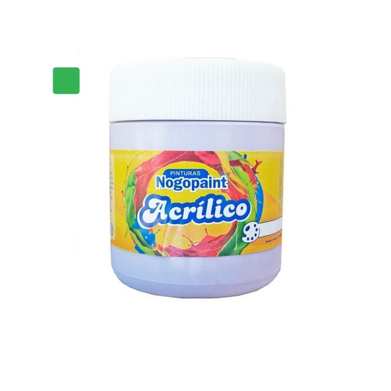 Acrilico artistico 200cc verde prado Nogopaint