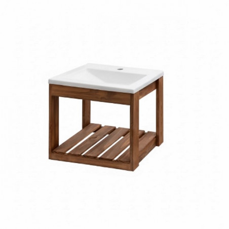 vanitory colgante madera natural 50cm RMA