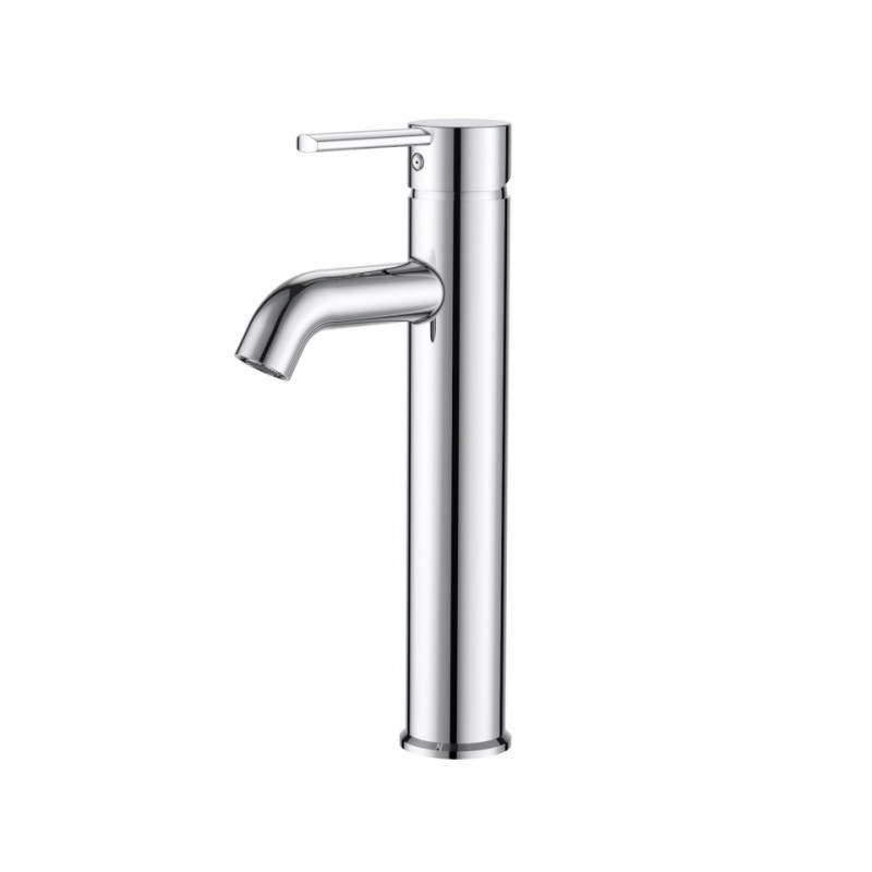 Griferia monocomando alto para lavatorio Ginebra Lago