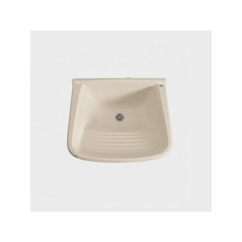 Pileta de lavadero MS 60 cm con fregadero beige