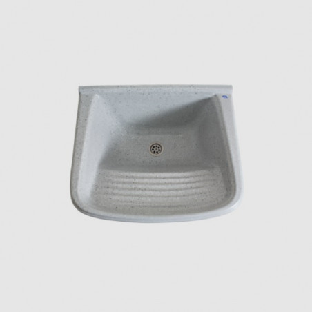 Pileta de lavadero MS 60 cm con fregadero gris