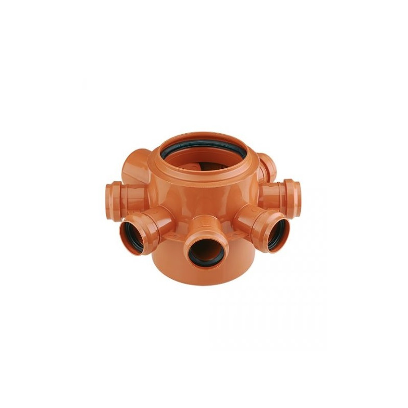 Pileta patio poliangular con oring 7 Entradas 40 x 63 mm