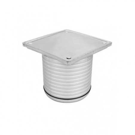 porta rejilla acanalado tapa ciega 12 x 12cm