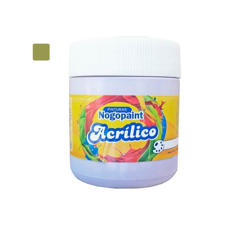 Acrilico artistico 200cc verde retoño Nogopaint