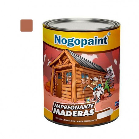 Impregnante para madera 4 lts cedro brillante Nogopaint