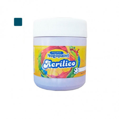 Acrilico artistico 200cc azul verdoso Nogopaint