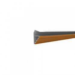 Perfil moldura cedro 10mm x...