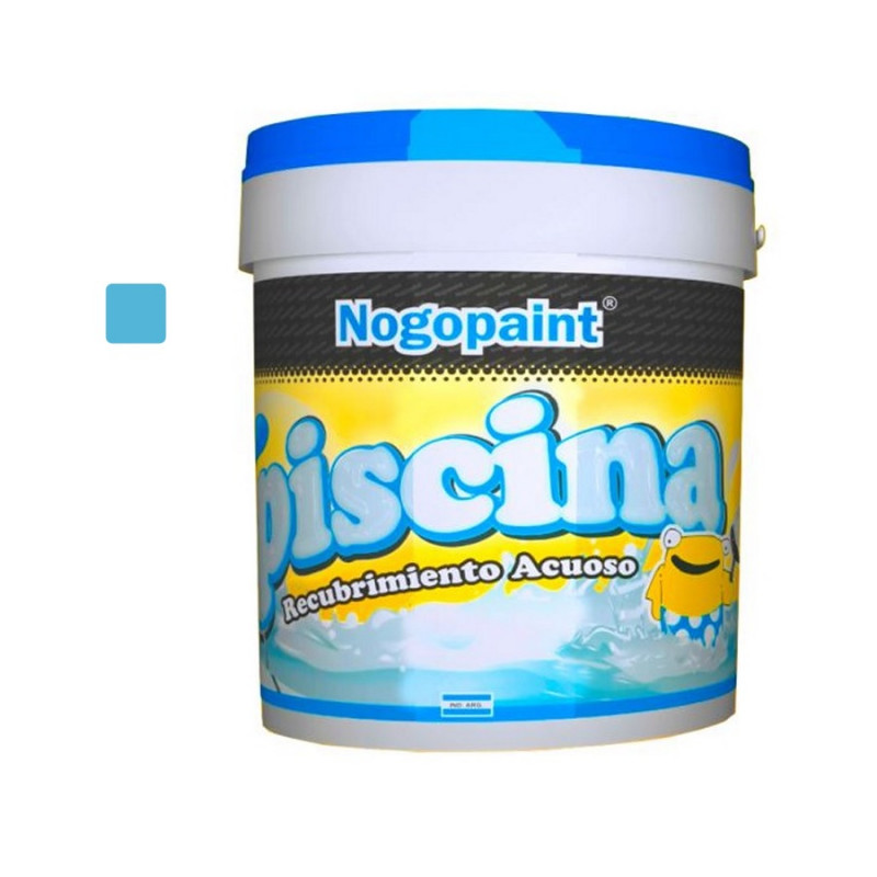 Revestimiento acuoso para piscinas 10 lts azul Nogopaint