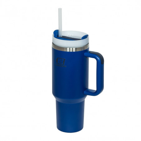 vaso termico azul 1.2 lts con tapa Lusqtoff