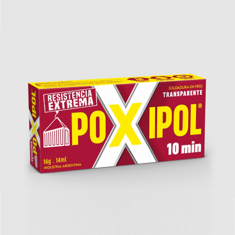 soldadura plastica poxipol 10 minutos transparente 16 grs
