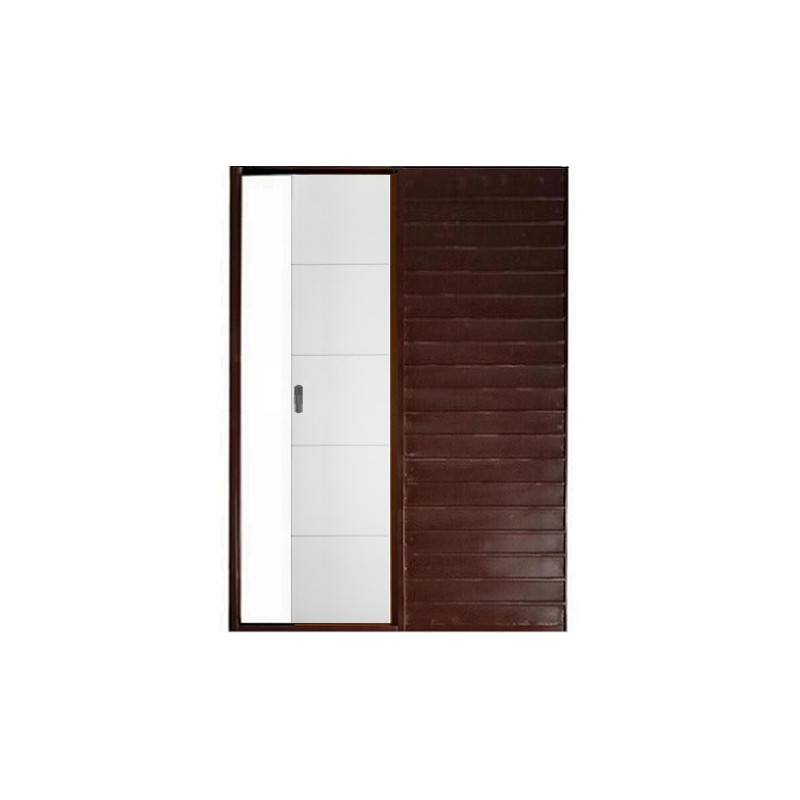 Puerta embutir Dommo Horizontal marco chapa 60/10 Oblak