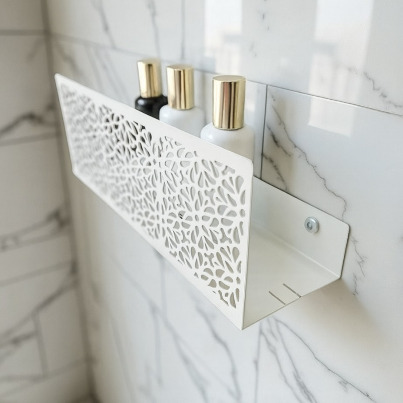 Estante para baño fiori blanco Indra