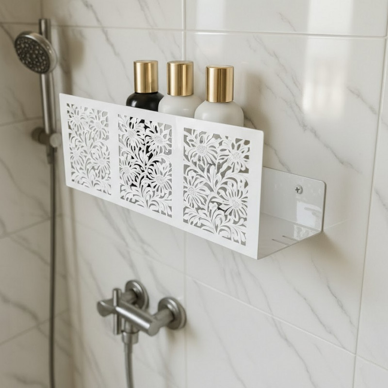 Estante para baño margherita blanco Indra