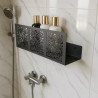 Estante para baño margherita negro Indra