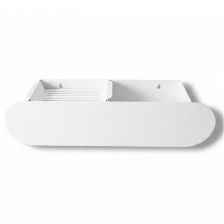 Estante para ducha rotondo blanco Indra