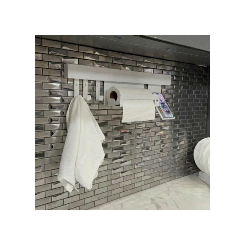 Modulo organizador de cocina blanco Indra