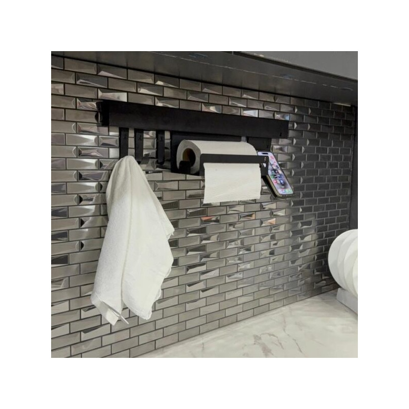 Modulo organizador de cocina negro Indra