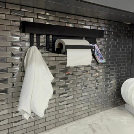 Modulo organizador de cocina negro Indra