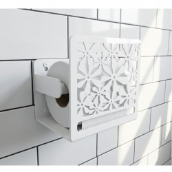 Porta rollo fiori blanco Indra