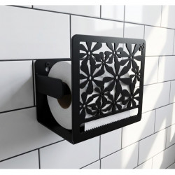 Porta rollo fiori negro Indra