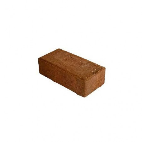 Ladrillo macizo cemento Brick rojo 12 x 6 x 24 cm