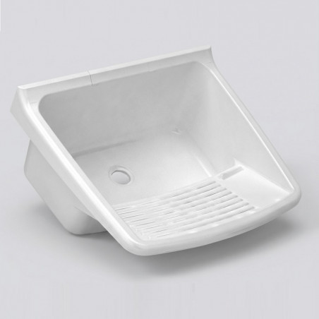 pileta de lavadero grande 24lts blanco Duke