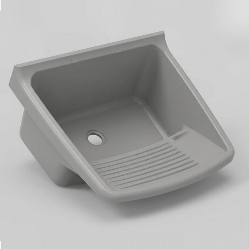 pileta de lavadero grande 24lts gris Duke
