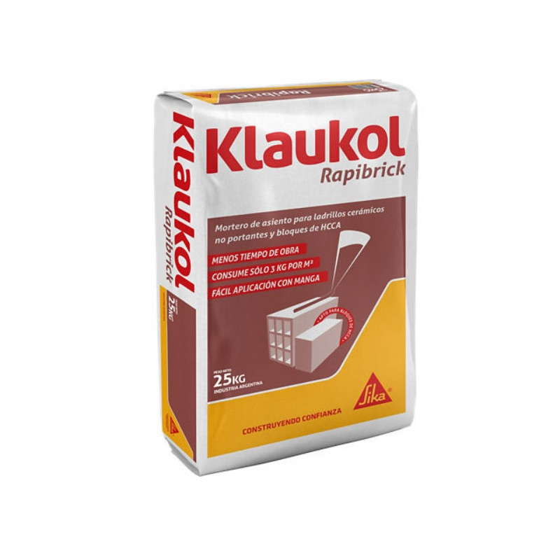 Pegamento Rapibrick 25kg Klaukol