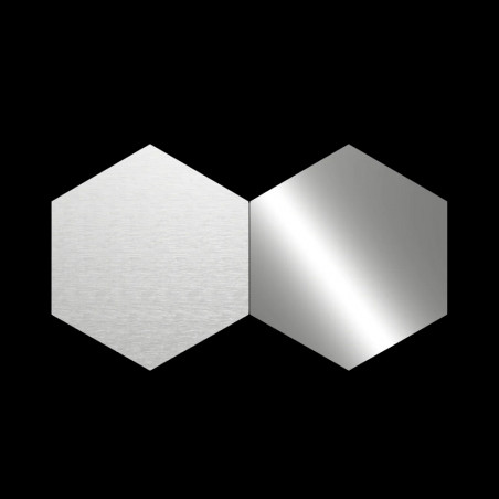 Placa acero inoxidable Pisa lisa combinada Indra