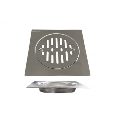 Rejilla acero inoxidable 20 x 20 cm Mozart