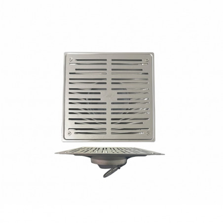 Rejilla acero inoxidable 20 x 20 cm Mozart