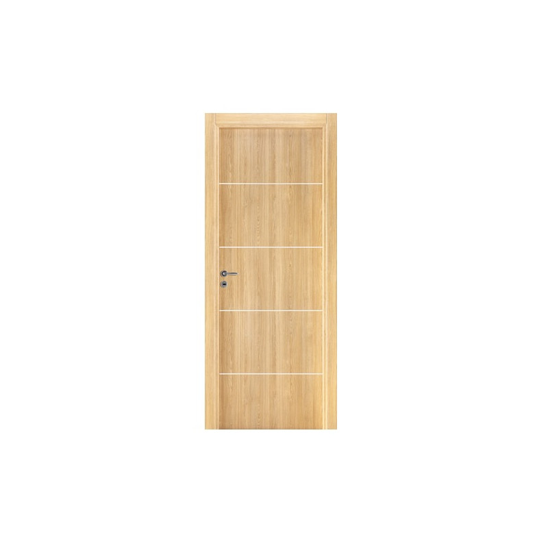 Puerta Tekstura H Roble marco madera 80/15 I Oblak