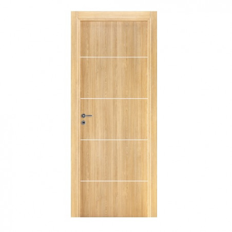 Puerta Tekstura H Roble marco madera 80/15 I Oblak