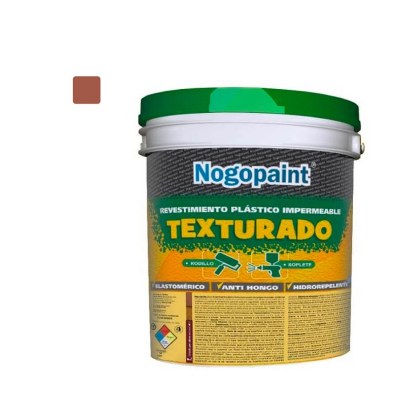 texturado a rodillo 5 kg rojo pasion Nogopaint