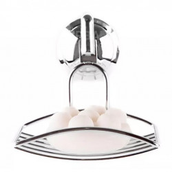 Jabonera colgar cromada con...